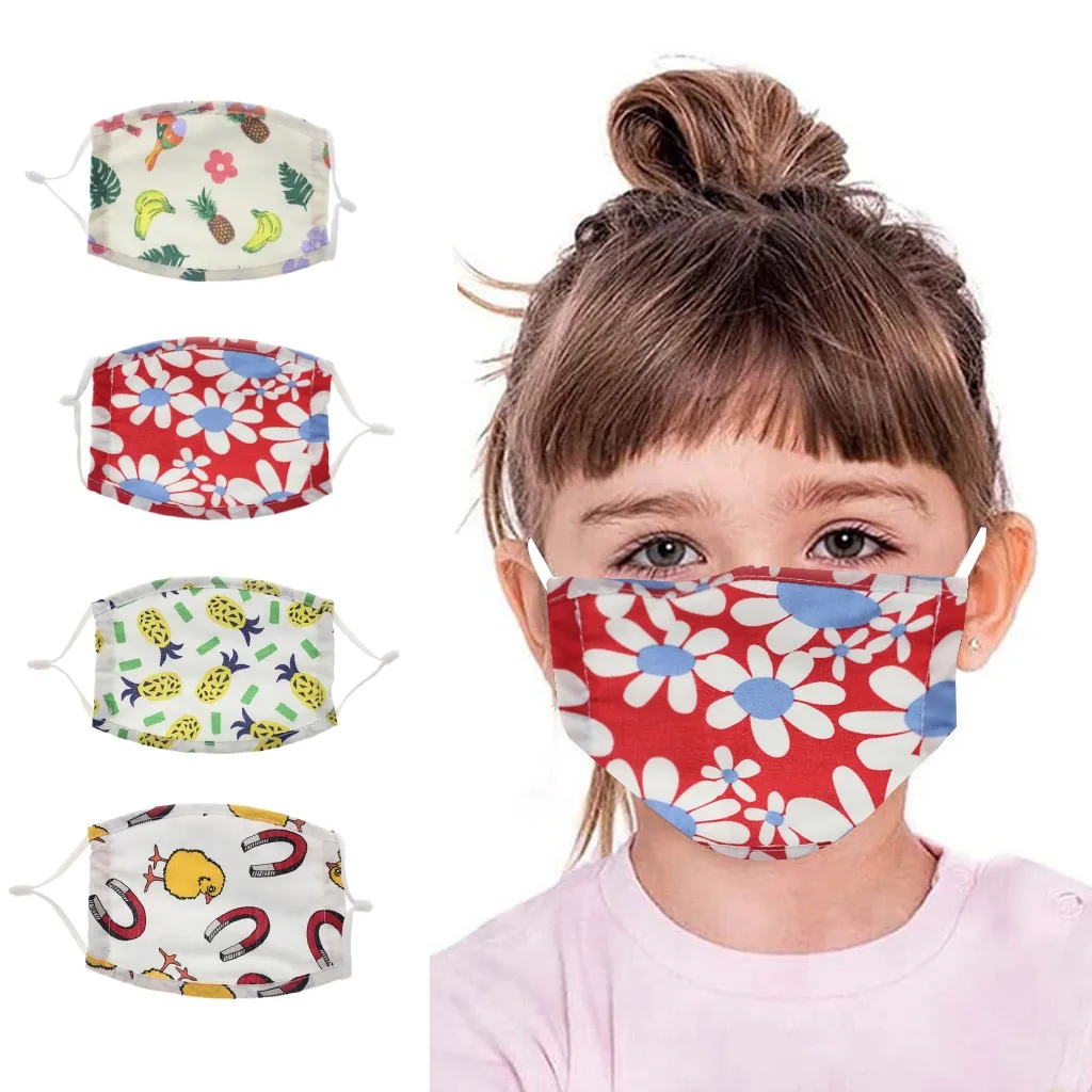 Children Kids Protective Face Covering Reusable Washable Breathable Soft Mask Mondkapje Toiletry Kits Masque Facemasks Scarf