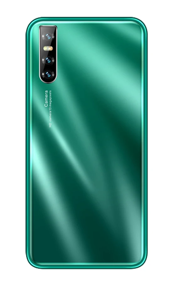Note10 смартфоны Четырехъядерный 4G ram 64G rom 13MP 6," celulares face ID разблокированные android Мобильные телефоны 3g WCDMA глобальная версия - Цвет: green standard