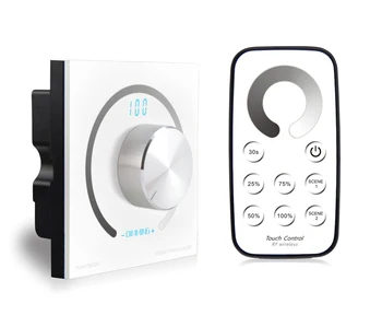 

Universal 3 channels white color led touch dimmers turning knob dimmer