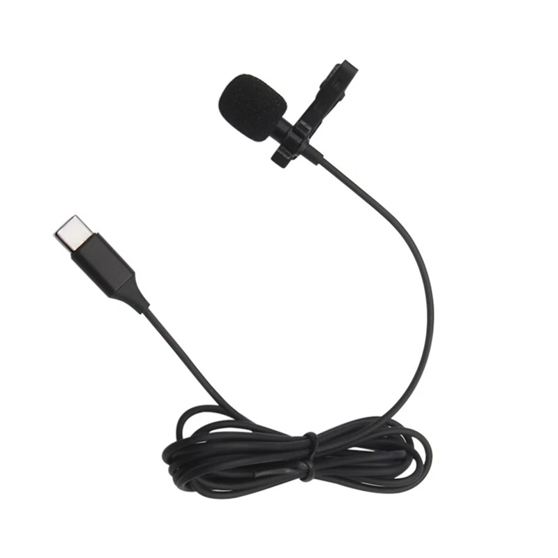 Мобильный телефон мини Клип микрофон Type C Lavalier микрофон Запись для Huawei Xiaomi Samsung Android Phone|Микрофоны| | АлиЭкспресс