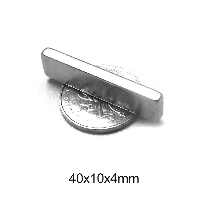 2 ~ 40 шт. 40x10x4 мм основной квадратный магнит * 10 DIY мощные магниты неодимовые 40*10*4 |