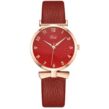 

restoring ancient ways round big dial quartz watch the contracted fashion high-grade belt watch female temperament