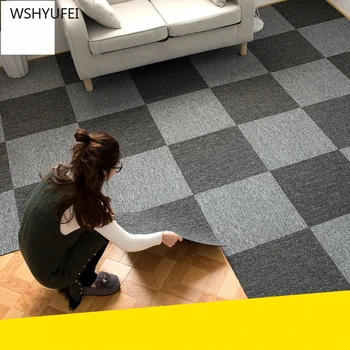 

1Pcs Office Carpet Mosaic Square Carpet Office Building Conference Room Commercial Living Room Room Bedroom Home Full Carpet