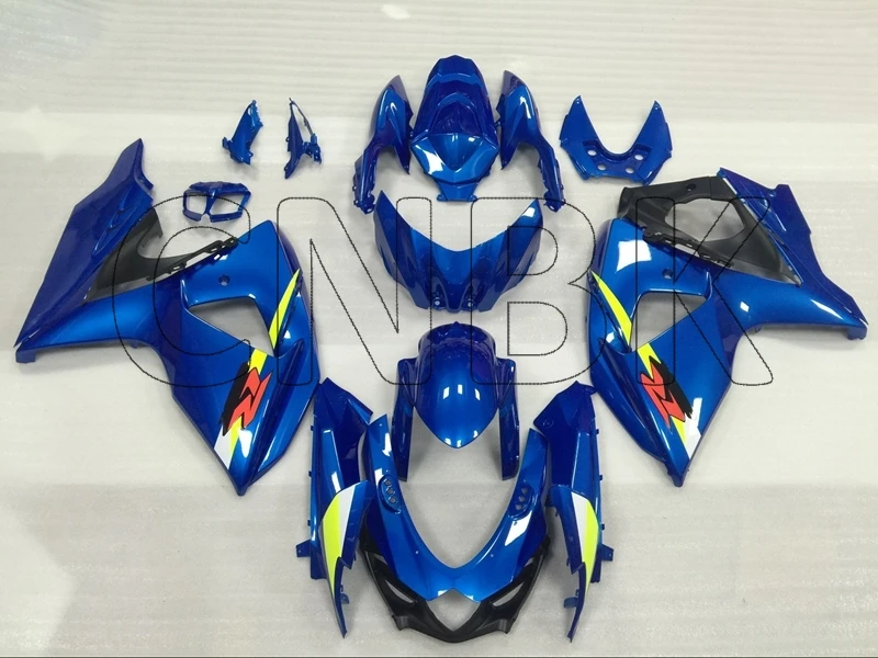 Для GSX R 1000 2012 обтекатели GSXR 1000 09 10 синий Обтекатели GSXR1000 2009- K9 обтекатели - Цвет: INJECTION mold
