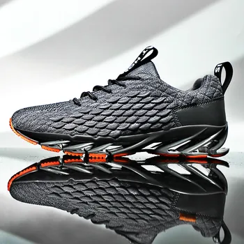 

2020 Sneakers Men Shoes Casual Lace-up Mesh Breathable Lightweight Comfortable Shoes Fashion Men Flat Footwear Zapatillas Hombre