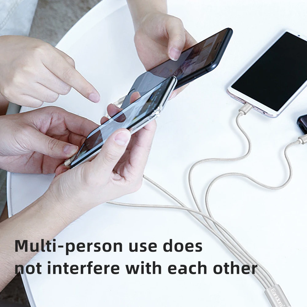 FDBRO 3 в 1, кабель USB для телефона, type-C, Micro USB для iPhone X, 8, 7, 6, iPad, 3A, зарядка для samsung, Micro usb, USB C, кабель для iPhone