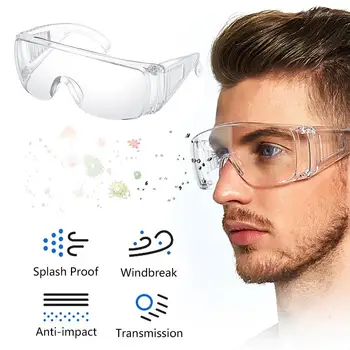 

Transparent Anti-fog Wind Dustproof Safety Goggles Eye Protection Spectacles 2020