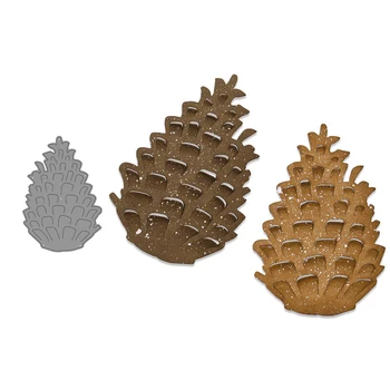 

Pinecone Metal Cutting Star Dies for DIY Scrapbook Cutting Die Paper Cards Embossed Decorative Craft Die Cut 2020 New