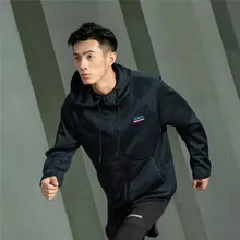 Zenph осенние и зимние спортивные пальто для отдыха мужские катионы плюс бархат антистатические с капюшоном Велоспорт Бег куртка