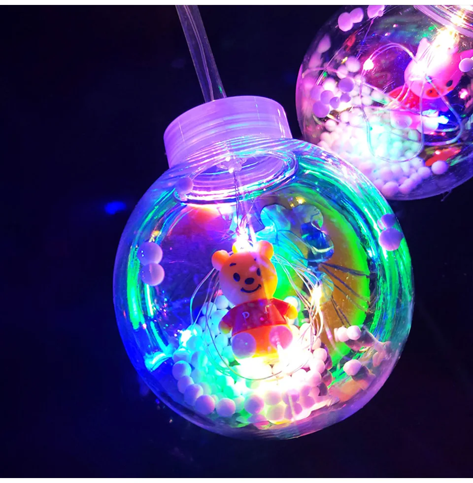 Детский светодиодный светящийся шар, игрушка, портативные фонарики, мигающий шар, светящиеся игрушки, детский креативный подарок на день рождения