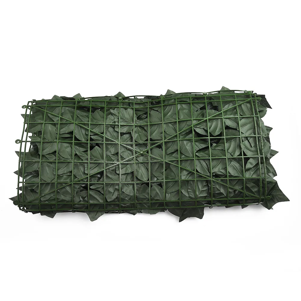 4PCS Artificial Hedge Panels Garden Fence Wall Landscaping Privacy Screen Mesh Trellis Home Outdoor Decor 25*50CM