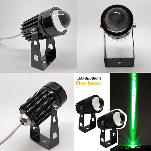 야외 LED 벽 스포트라이트, 조경 조명, 레드 그린 블루 RGB 벽 조명, IP66 방수 원 빔 조명, 9W, 12W, 220V 2