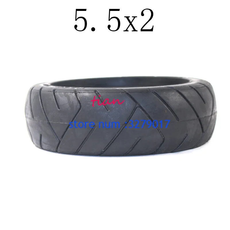 Горячая Высокая производительность 5,5X2 дюймов Взрывная шина Fastwheel F0 заднее колесо твердые шины для углеродного волокна скутер электрический скутер