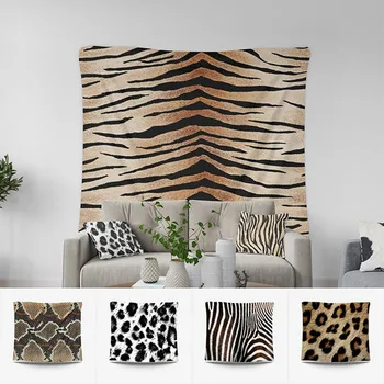 

Tiger Leopard Striped Zebra Pattern Cloth Animal Print Short Plush Fabric For DIY Garment Toy Pillow Carpet