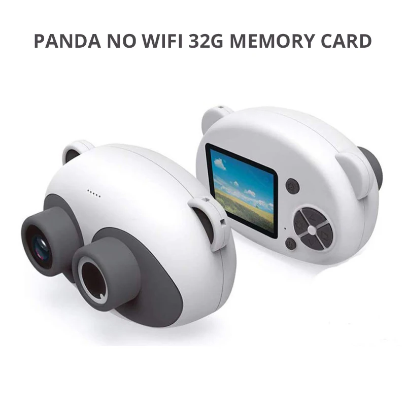 Настоящие Детские Камера HD 1080P WI-FI передачи видео мини цифровой Камера 16G/32G 2 дюймов Экран селфи камера-регистратор, детские игрушки для детей - Цвет: NO WIFI 32G Card