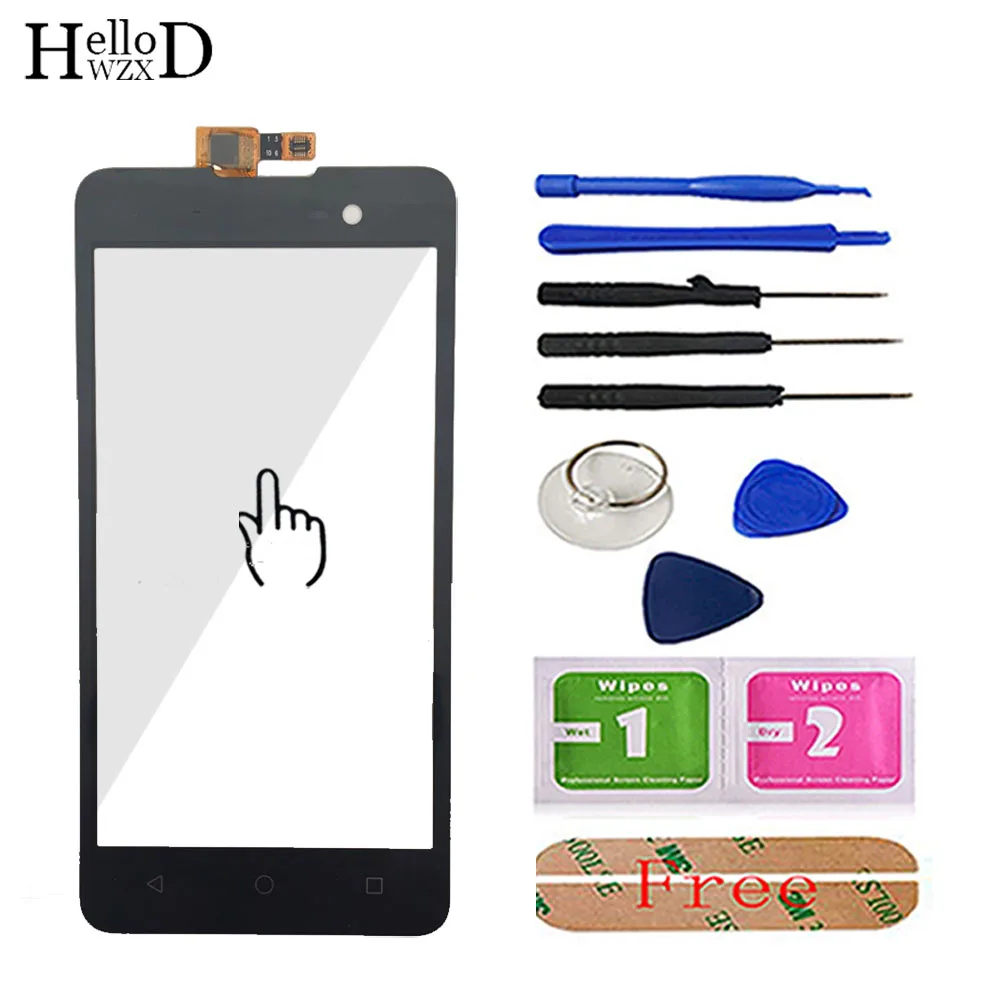 

Touch Screen Glass For BQ BQS 5065 Touch Screen Front Glass Digitizer Panel Sensor Flex Cable MobileTools Adhesive