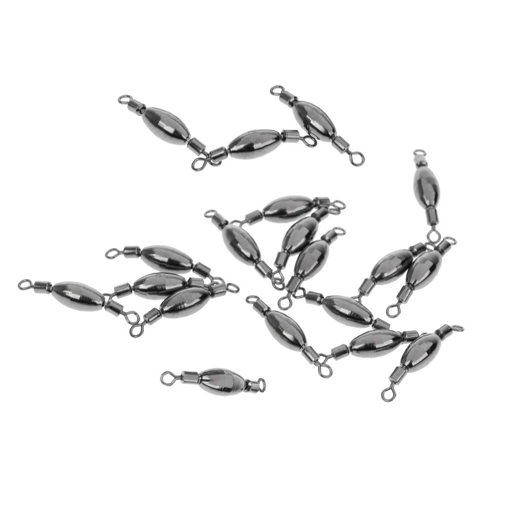 Quick Sinker Fishing Swivels Fishing Rig Accessories Tackle 0.5/0.3 20pcs 