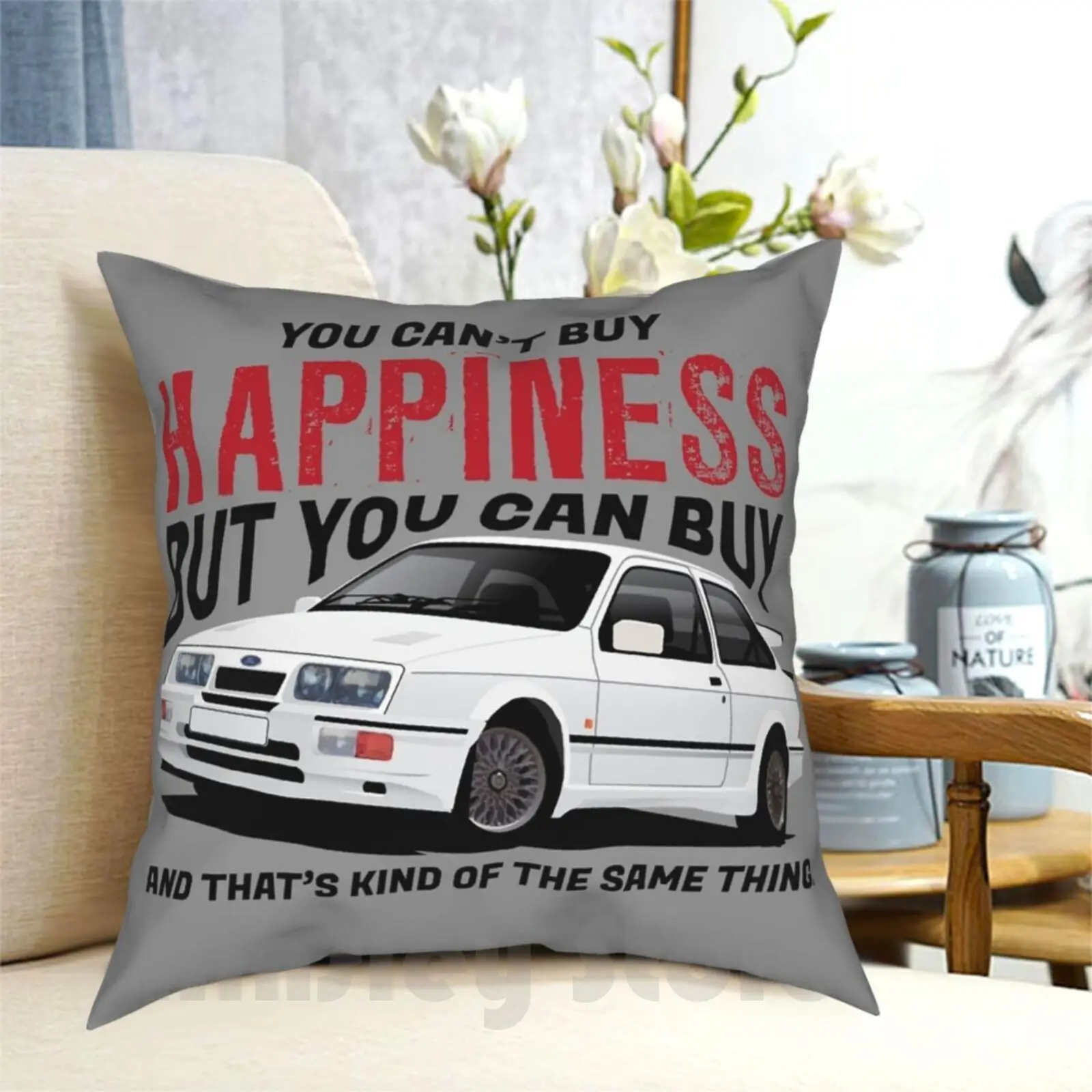

You Can'T Buy Happiness , Get Sierra Pillow Case Printed Home Soft DIY Pillow cover Sierra Sierra Automobile Car Happiness