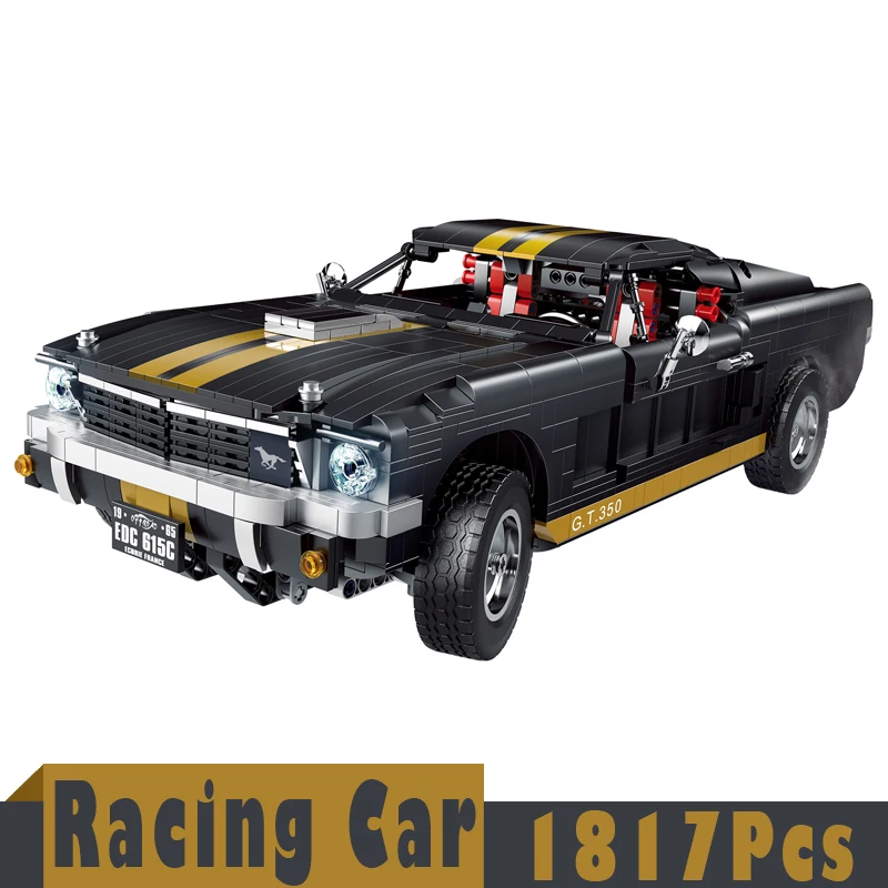 1817 шт GT350 Rc модель автомобиля наборы строительные блоки игрушки PHANTOMSTEED грузовики
