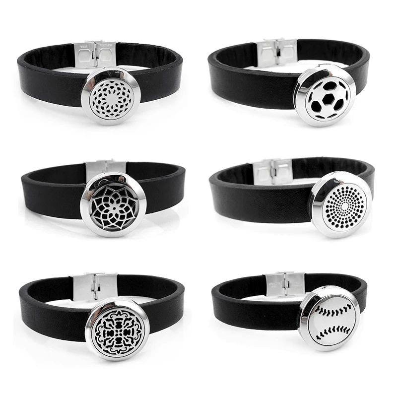 BSH08-9 Essential Oil Diffuser Locket Bracelet