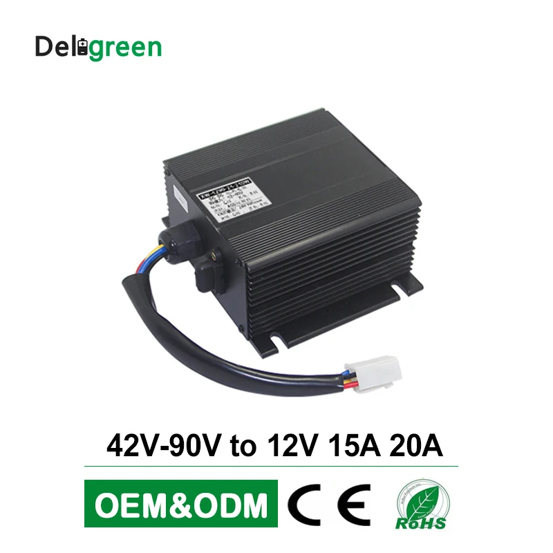 Изолированный источник питания 48В 60В 72В до 12V 2A 3A 4A 8A 10A 15A 20A 25A 35A 42A понижающий редуктор понижающий преобразователь питания
