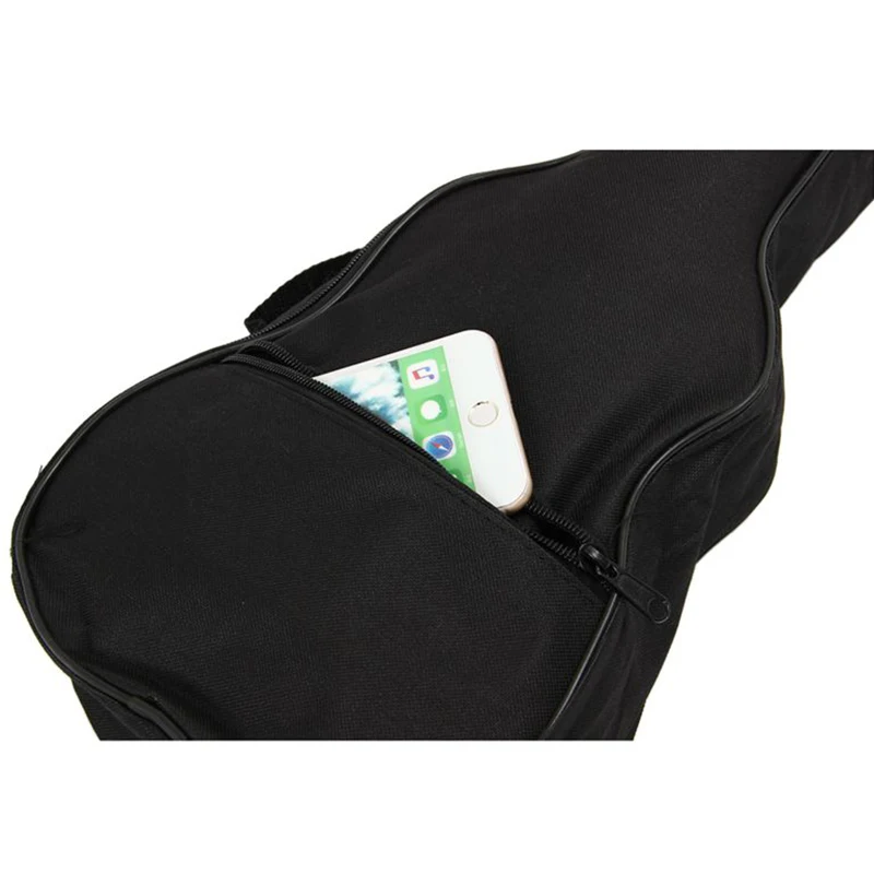 Гавайские гитары укулеле Gig Bag мягкий удобный наплечный чехол с ремнями черный для 21 дюймов Uke