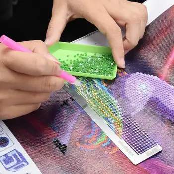 

1pc Stainless Steel Diamond Painting Ruler for DIY Sewing Fabric Embroidery Patchwork Craft Tools Cross Stich Tools Dropshipping