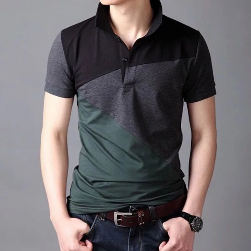 

Casual 23 Design Style Brand 95% Cotton Summer POLO SHIRT Short Sleeves Men Fashion Plus Size M-5XL 6XL Tops Tees Clothes