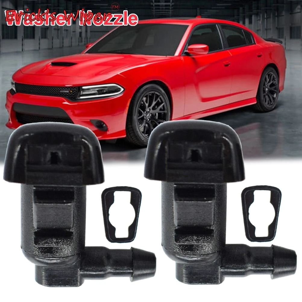 Erick's Wiper 2x Front Windshield Wiper Blade Washer Spray Nozzle Jet