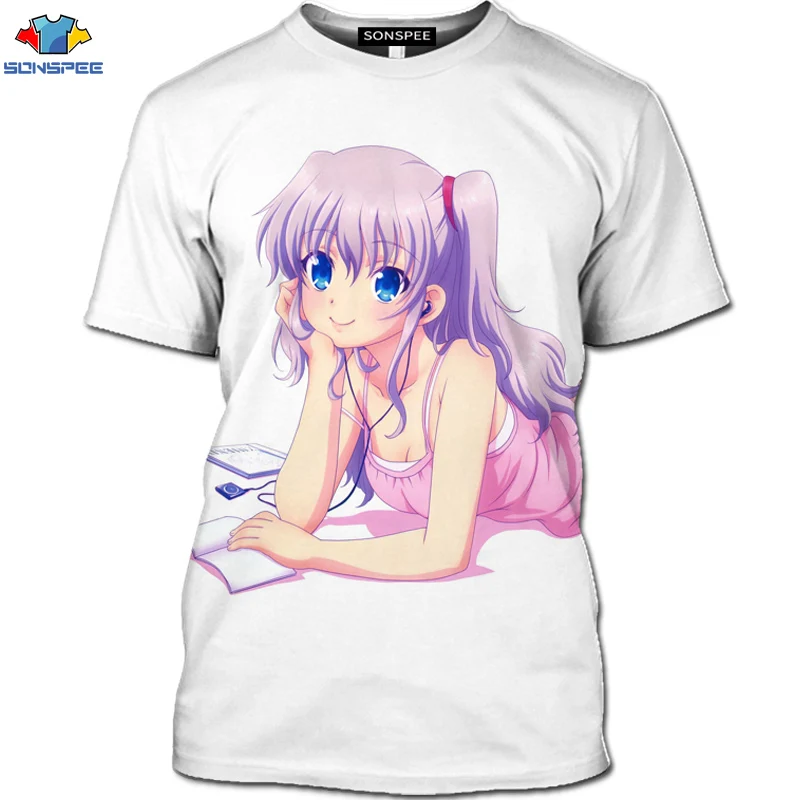 Waliicorners Fashion Casual Hip-hop Boku Short Sleeve Oversize Tops Anime Charlotte 3d Printed T-shirt 22 Ha32cddaa2c7c46f5b6207433582cc40cs