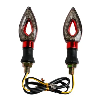 

2 x Motorcycle 12 LED Amber Light Bulb Turn Signal Indicator Blinker Universal E7CA