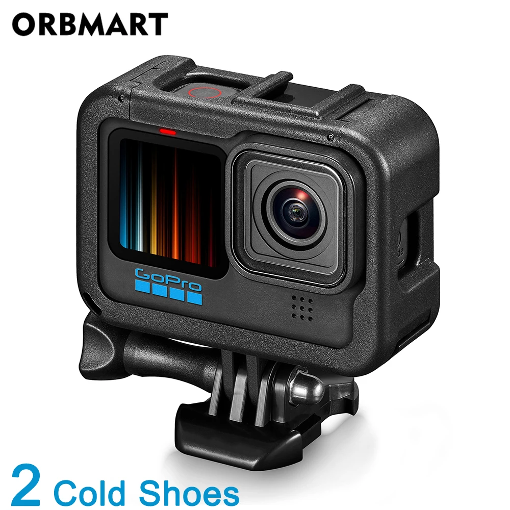 Чехол-рамка для GoPro Hero 10 9 Черная защитная крышка корпус объектива крепление