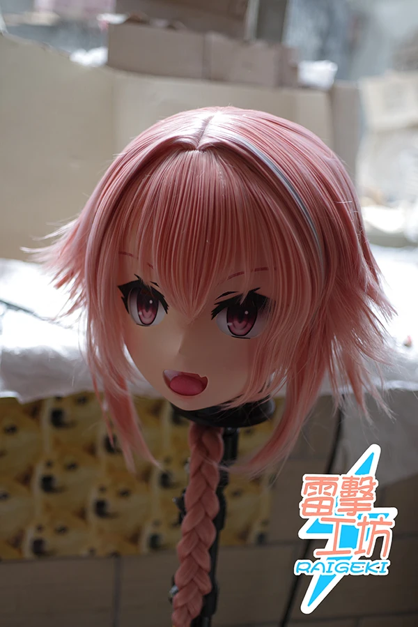 RAIGEKI MAKS 75) Смола 3/4 Лолита Трансвестит кукла BJD Cos кроссдресс голова кигуруми аниме Astolfo Карнавальная маска
