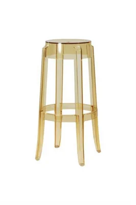 

Nordic Transparent Acrylic Bar Stool Crystal High Stool Fashion Round Stool Modern Simple Plastic Bar Chair