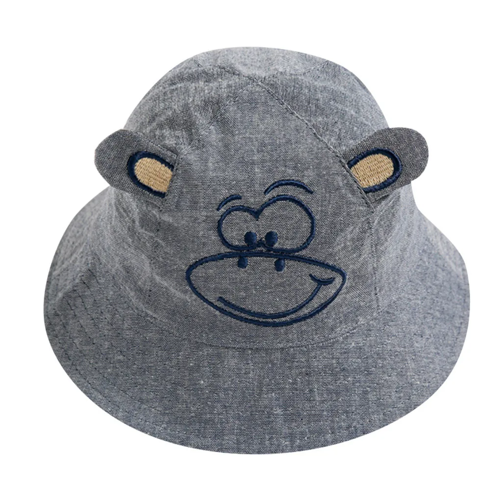 new 2020 Children cartoon lion sunshade cap fisherman hat Newborn Baby Cap for Boys girls Accessories