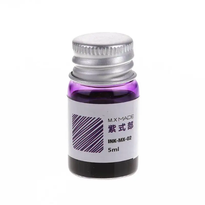 5ml Purple Ink Банкетные подарки стеклянная ручка для подписи для вечерние Сувениры Цветок чернила пишущий стеклянная ручка с чехлом Свадьба День святого Валентина Декор - Цвет: 5ml Purple Ink