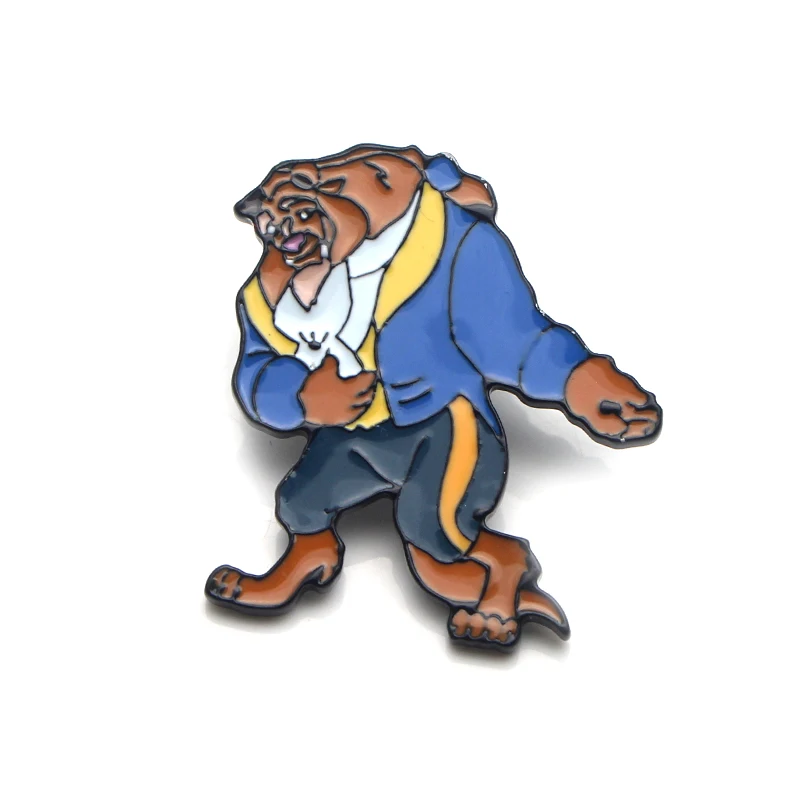 V123 Dragon Ball красота и чудовище милые металлические эмалированные булавки и броши нагрудные булавки рюкзак сумки значок коллекция подарки 1 шт