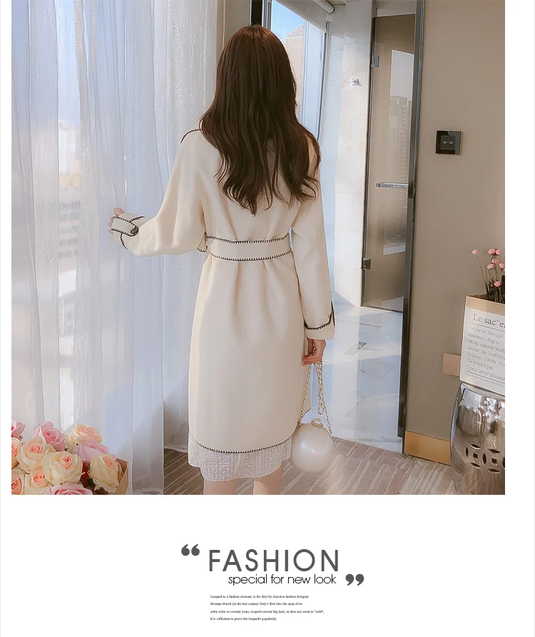 Высококачественное желтое офисное Женское пальто, модное зимнее осеннее Элегантное длинное пальто с поясом, плиссированное женское пальто с v-образным вырезом и бантом, длинное женское пальто