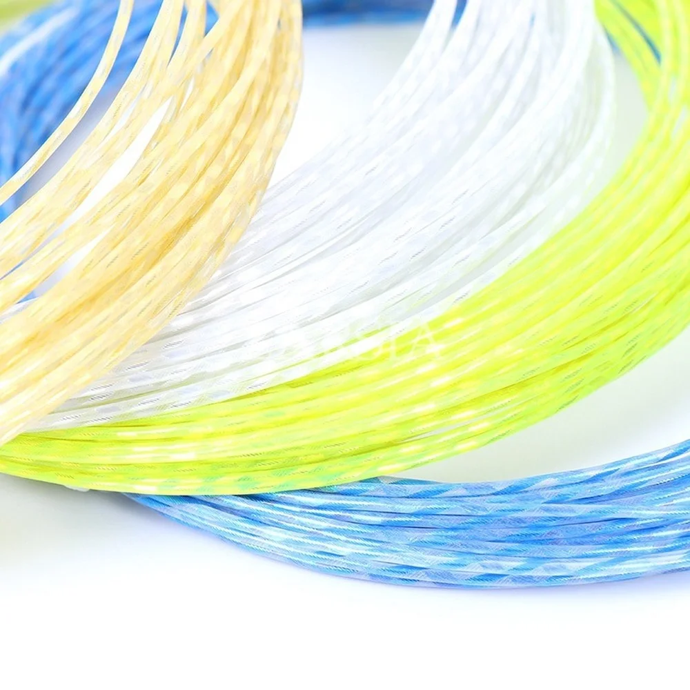 

Tennis String 12M Nylon Titanium Wire Crystal Cable Tennis Rackets Flexible Wire 1.30mm Diameter High Elastic