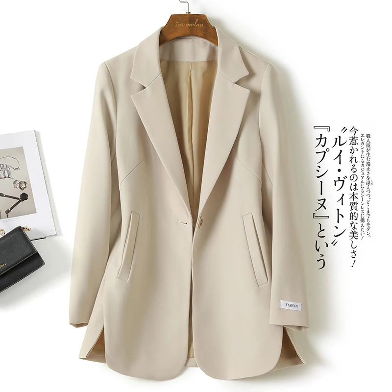 

2021 Spring Fall New Blazers Women Small suit Long sleeve jacket Casual tops female Slim Wild Blazers Windbreaker coat