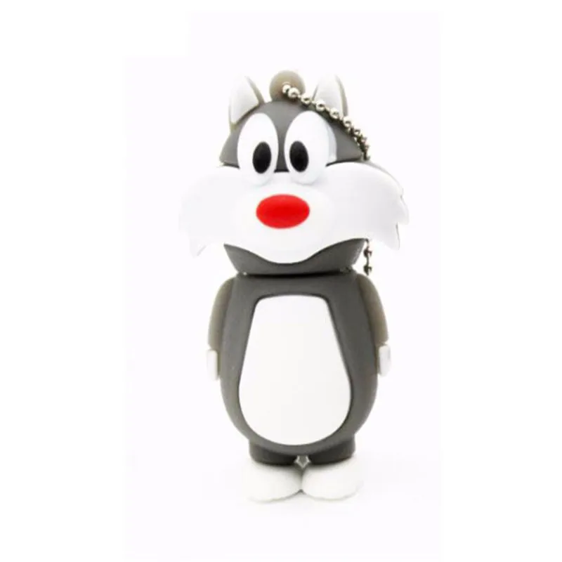 Реальная емкость Черный Кот USB флэш-накопитель 32 ГБ 16 ГБ флеш-накопитель 8 ГБ 4 ГБ карта памяти USB флэш-накопитель кукла, подарок для девочки