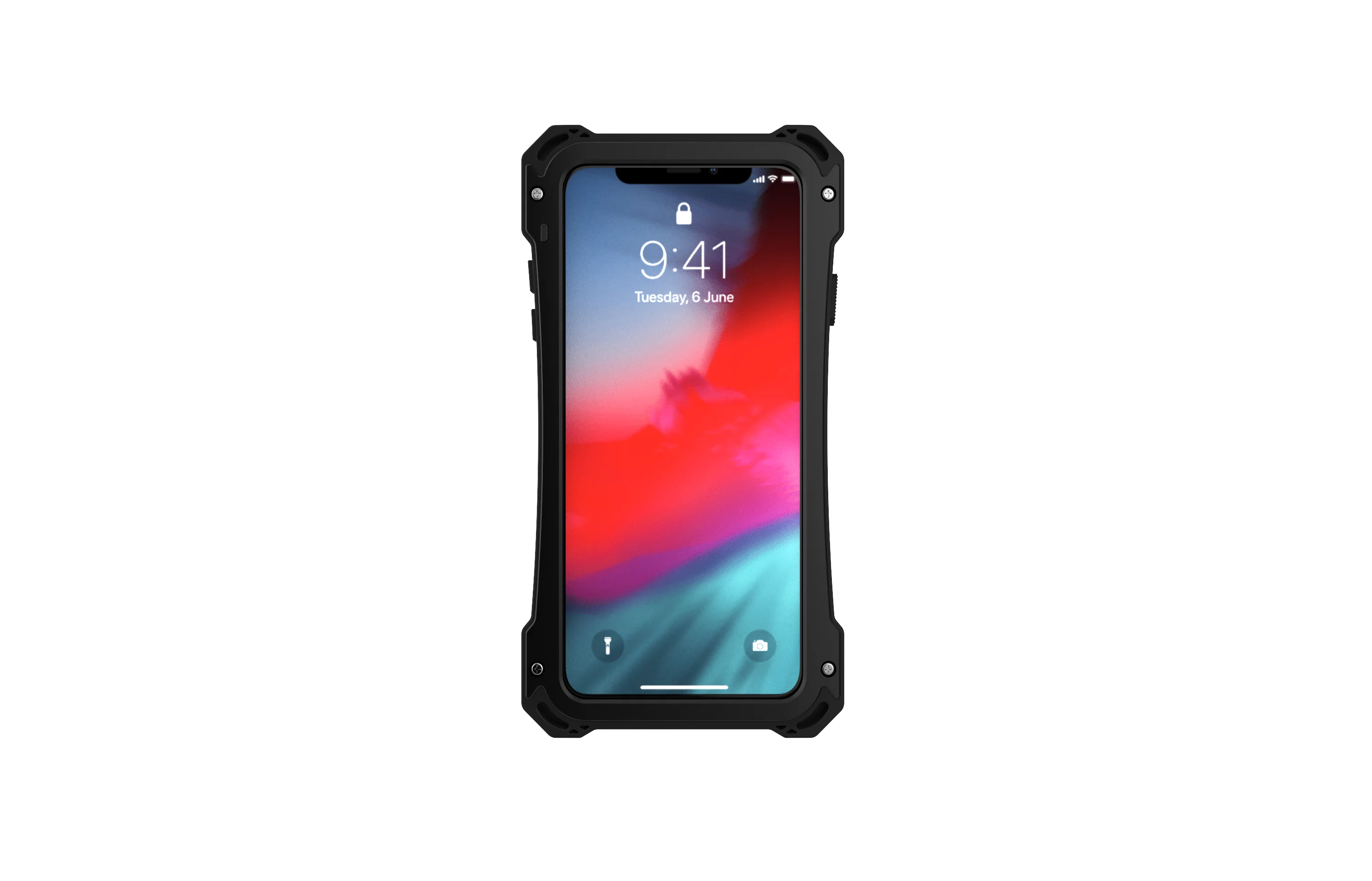 Для iPhone XS Max iPhone XR чехол-накладка из алюминиевого сплава и силикона Гибридный сверхпрочный противоударный защитный чехол