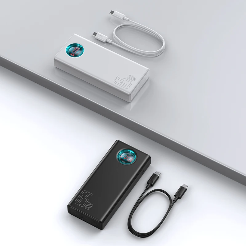 65W 30000mAh Power Bank,QC3.0 Fast Charge,Type C Quick Charge,Portable Battery Charger,For Samsung,For Huawei