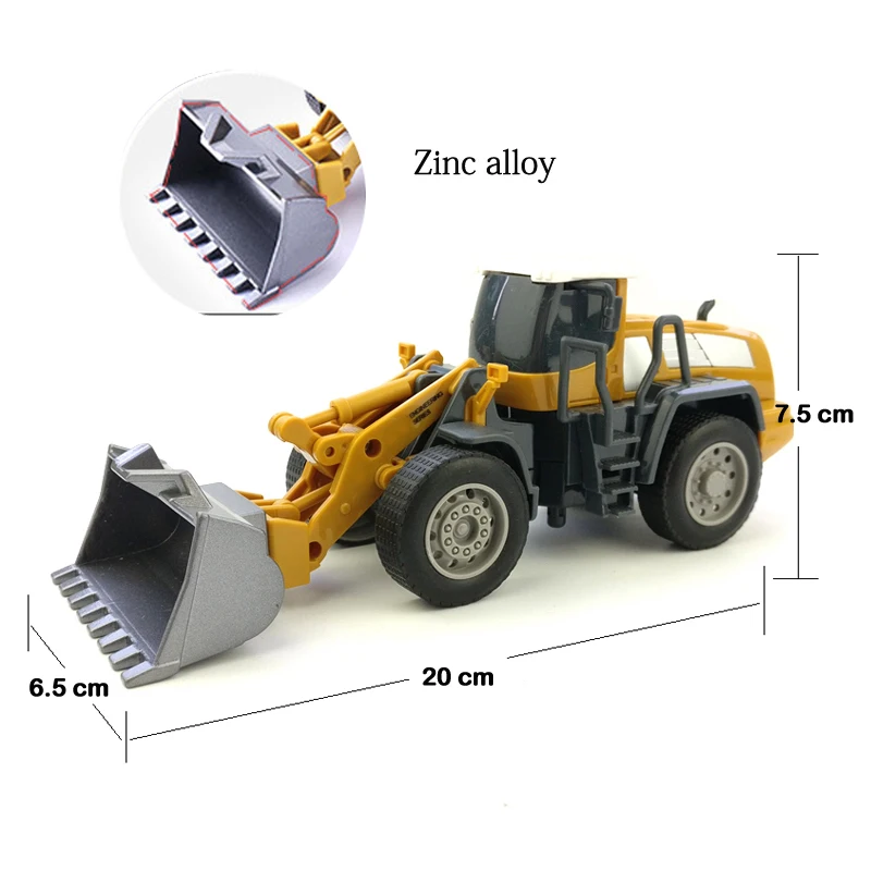 8 видов стилей Инженерная модель автомобиля трактор игрушка самосвал погрузчик экскаватор гусеничный кран сплав+ пластик классическая игрушка автомобиль подарок - Цвет: tuituji