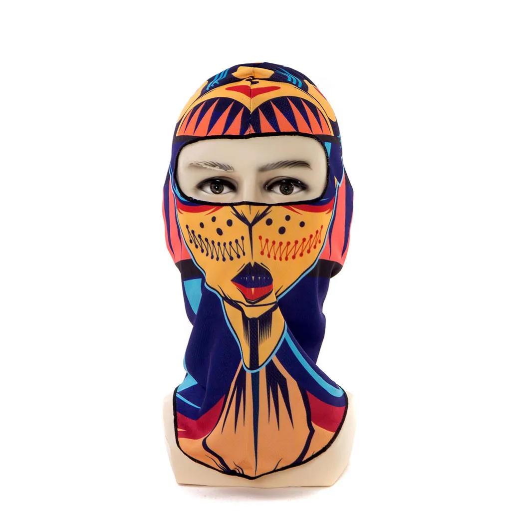 3D Balaclava Full Face Mask Warm Helmet Liner Ski Paintball Cycling Snowboard Biker Tactical Riding Face Shield Hood Dropship 10 - Цвет: S