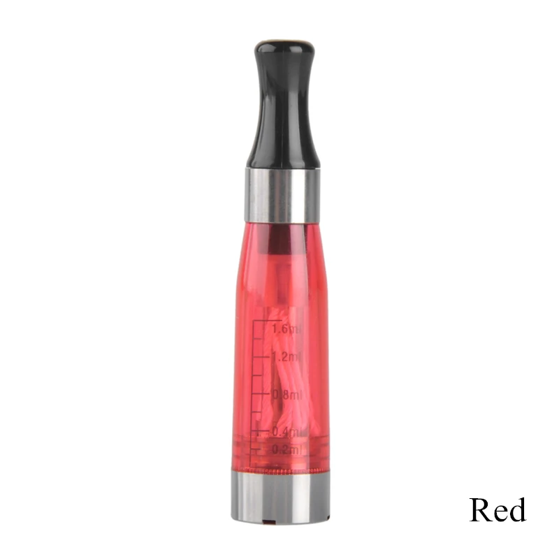 Красный 5 шт. CE4 атомайзер EGO UGO T серия батарея электронная сигарета бак EVOD Vape ручка 510 резьба клиромайзер 1,6 мл CE4 клиромайзер - Цвет: Красный