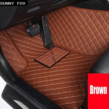 

Car floor mats Case for Toyota Camry Corolla RAV4 Prius Prado Highlander Sienna verso Waterproof leather carpet liners