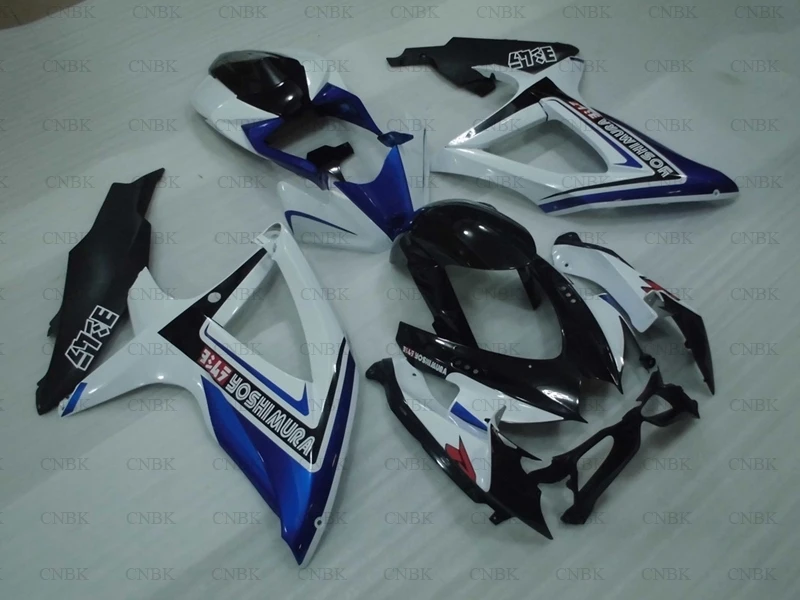 Обтекатель для GSXR 600 2008 Suzuki GSXR750 обтекатель мотоцикла 08 09 750 Φ 2010 K8 синий черный