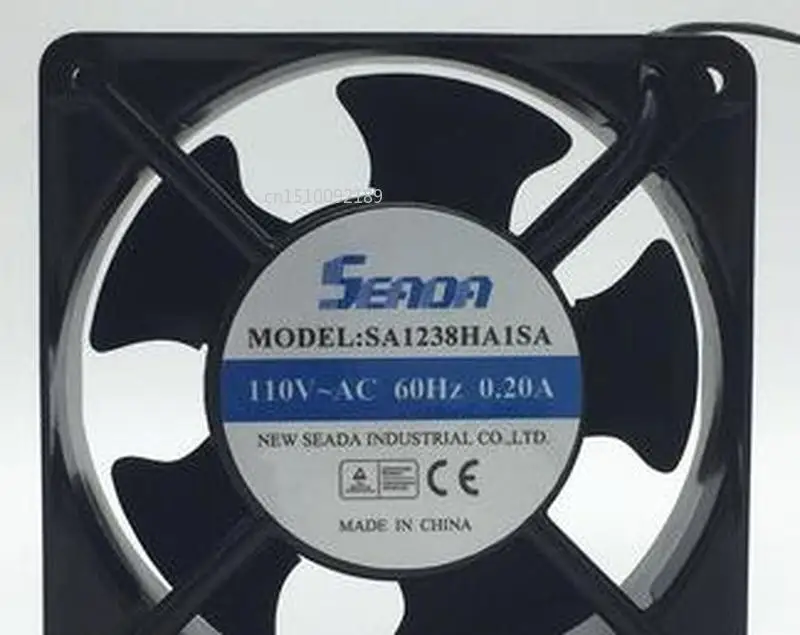 Для SA1238HA1SA ЧПУ охлаждающий вентилятор AC 110 В 0.2A 12038 12 см 120*120*38 мм 2 провода 60 Гц