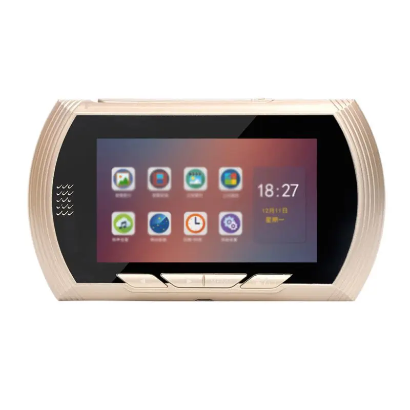 Digital Door Viewer Doorbell IPS Security Camera Monitor Night Vision Motion Sensor Photo Video Cam